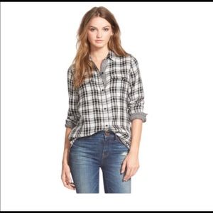 Madewell | Kemp Plaid Ex Boyfriend Button Down
